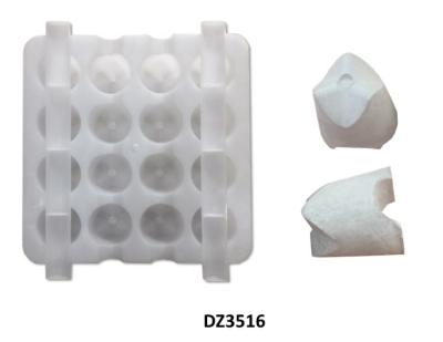 China Construction triangle block spacer reinforced plastic cushion block /concrete spacer mold DZ3516-YL for sale