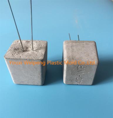 China Plastic Construction Square Cover Block 40*40*40mm (PDK40-YL) Mold For Producing Reinforced Cushion Block for sale