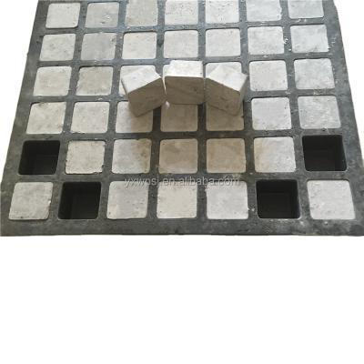 China Building Size 25mm Square Cover Block Mold (PDK2549-YL) For Producing Concrete Block for sale