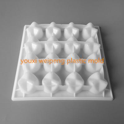 China DZ30-YL construction concrete spacer mold with clip used in high railway construction plastic mold / concrete spacer for sale