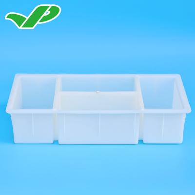 China Plastic construction concrete block mold MZ002 /concrete brick mold 19.6*19.6*9.6 for sale