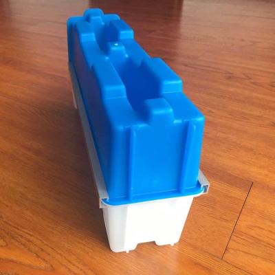 China Building Hollow Block Mold 400*100*200mm Plastic Concrete Hollow Block Mold for sale