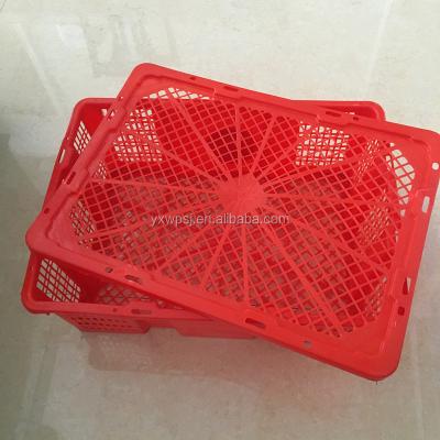 China Fruit Loading OEM And Customized Plastic Baskets With Lid Turnover Basket (SGK-2) for sale