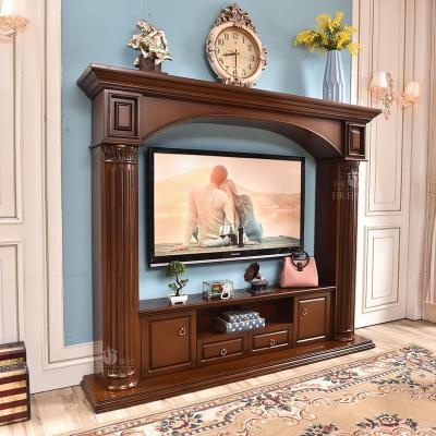 China Modern Hotel Luxury Living Room MDF Style TV Display Stands Table Wooden Console TV Cabinet Rack Set Furniture for sale