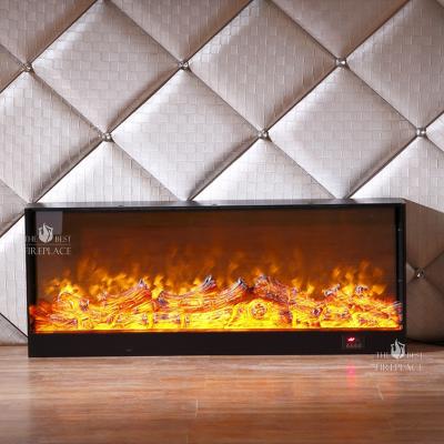 China Modern Remote Control Built In Linear Electric Fireplace Real Flame Electric Fireplace for sale