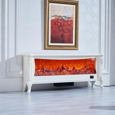 China Modern Hot Selling Decorative Fireplace Non Heat Real Flame Effect Fire Beautiful Electric Fireplace for sale