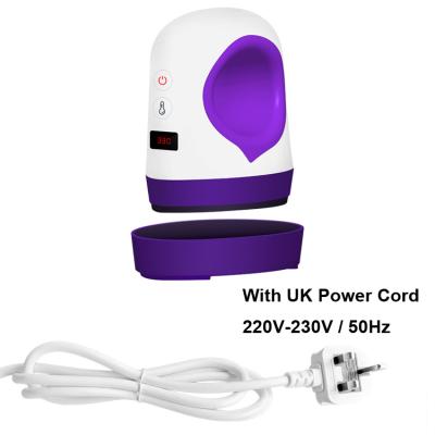 China MINI Size Purple Easy Press HP1 Mini Heat Press Machine with UK Plug 220V 230V 50Hz for Hats DIY Shoes and Small Heat Transfer Projects for sale