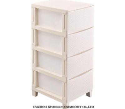 China China Supplier Hot Selling Sustainable 4 Tier Plastic Multi Drawer Trade Assurance Plastic Storage Cabinet for sale