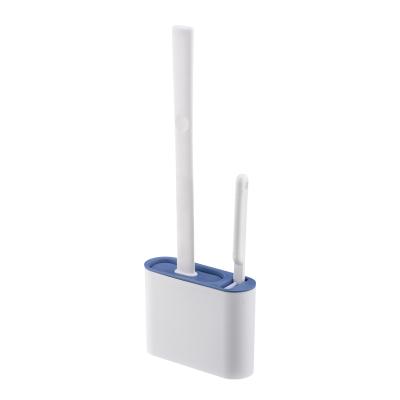 China Hot Sale Sustainable Cheap And Easy To Store TPR Material Stiffens Toilet Brush for sale