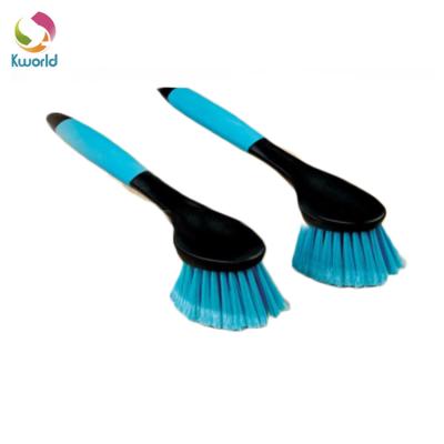 China PP/TPR factory direct sale handle car brush long/rubber handle car brush for sale