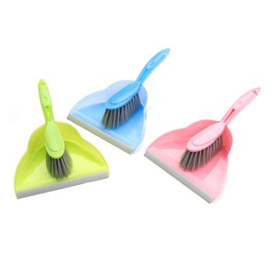 China Household Upright Cleaning Tools Plastic Dustpan With Brush, Dustpan And Pickup Brush for sale