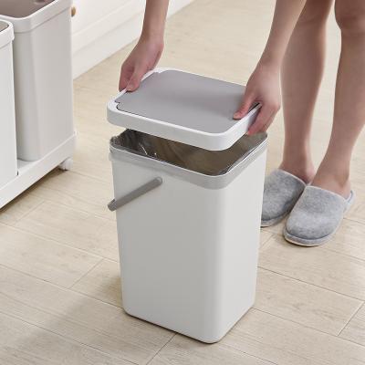 China High Quality Environmental Household Kitchen Living Room Bathroom Large Trash Induction Type Trash Can for sale