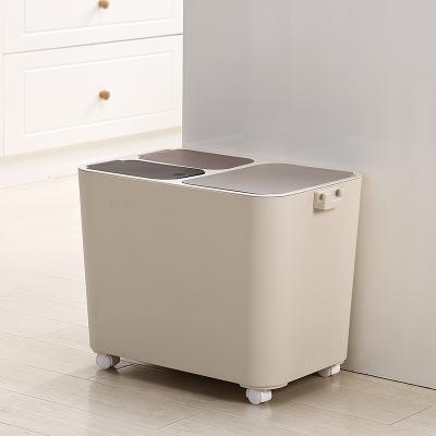 China New high quality environmental standard induction type household cleaning eco-friendly kitchen plastic garbage bin for sale