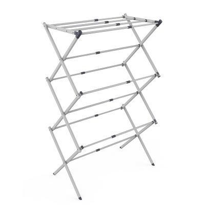 China 8M Brand New Minimalist 3 Tier Expandable Display Rack For Drying Baby Clothes Towel Rack Rack for sale