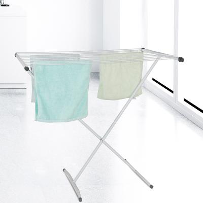 China High Quality Minimalist Mini Folding Wholesales Clothes Drying Rack 8M Laundry Dryer Cloth Clothes Hanger Rack Portable for sale