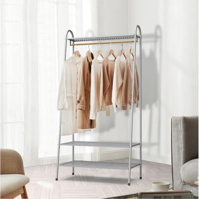 China Best Quality New Design Minimalist Industrial Free Standing Metal Heavy Duty Garment Dryer Display Rack for sale