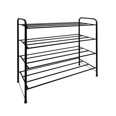 China Professional 12 Pair Convertible 4 Tier For Home Rack Space Saver Shoe Racks With High Quality for sale