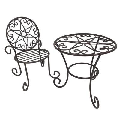 China Sustainable Metal Garden Container Round Supports Rack For Potted Flower Pot Rack for sale