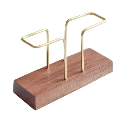 China Sustainable Coated Napkin Holder Modern Design Gold Cutlery Use Kitchen and Table Top Dining Table Home Decor and Accessories for sale