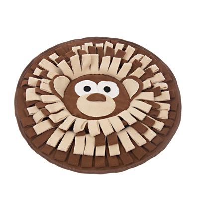 China Wholesale Stocked Smell Mat Carpet Toy Small Dog Cat Decompression Food Hiding Monkey Mat for sale