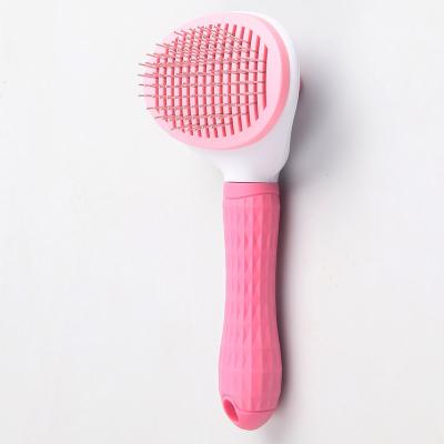 China Viable Hair Removal Brush Self-cleaning Pet Comb Hair Removal Needle Comb for sale