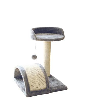 China Modern Sisal Scratch Pet Scratcher Housing Furniture Modern Climbing Wooden Tower Large Sustainable Wholesale for sale