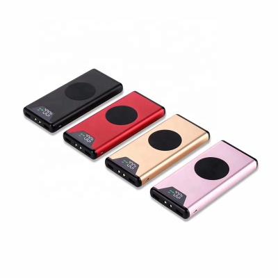 China 2020 New Stand Mini Qi Wireless 20000mah Power Bank Tending Products Ultra Thin Portable Powerbank Promotional Gift for sale