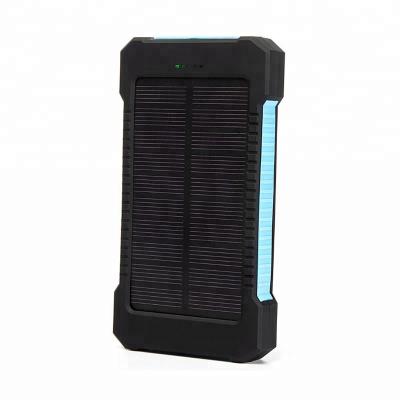 China Waterproof Solar Panel Charging Portable Solar Charger Panel Power Bank 10000mah 20000mah Solar Power Bank for sale