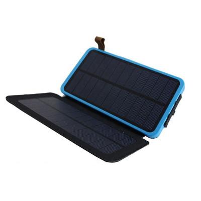 China With Solar Panels Multi Trend 2020 Foldable Backup Solar Power Banks 10000mah Rechargeable Power Bank For Camping for sale