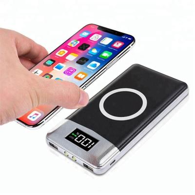 China 2020 Hot Stand Qi Fast Charger Powerbanks Power 8000mAh Wireless Fast Charging Bank for sale