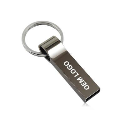 China Rectangle High Speed ​​METAL USB 2.0 Stick USB Flash Drive With Laser Engraved Logo 16GB 32GB 64GB for sale