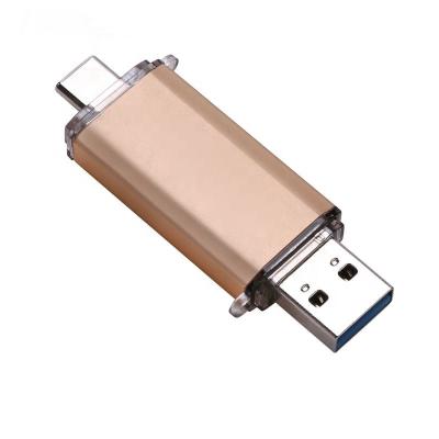 China Wholesale otg usb memory stick disk 8gb 16gb 32gb 64gb type-c pendrive type usb c rectangle flash drives for android phone for sale