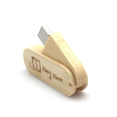 China Custom Logo Wooden Usb Bamboo Thumb Drive 8gb 16gb 4gb 2gb Wooden Flash Usb Stick for sale