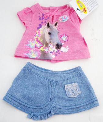 China 2020 OEM Toy Accessories Cute Clothes For Toys Doll Custom Style Cotton Doll Clothes 106 for sale