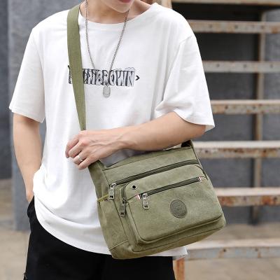 China Both Size Anti-theft S L Adjustable Wear-resistant Canvas Straps Shoulder Bag With Portable Belt For Men for sale