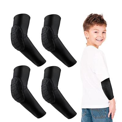 China Breathable Youth Football Honeycomb Knee Pads Basketball Knee Sleeve Sports Protector Gear for sale