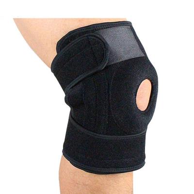 China Wholesale Breathable And Custom Made Knee Brace With Lateral Stabilizers Patella Gel Pads For Knee Support for sale