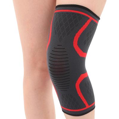 China Breathable Wholesale Elastic Adjustable Compression Knee Sleeve Knee Joint Support Braces Knee Support Braces For Sports for sale