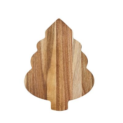 China Viable Wholesale Acacia Wood Cutting Board with Juice Groove Serving Chopping Board for sale