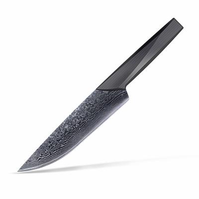 China Viable Newcomer 8 Inch Professional Damascus Chef Knife With Group Of Ten Steel Handle for sale