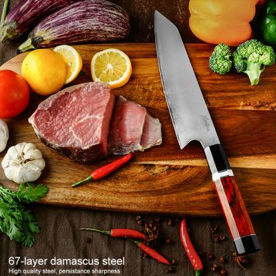 China 8 Inch Full Flavor Damascus Kitchen Chef Knife Viable Professional Professional Forged Steel Super High Carbon High Carbon Knife for sale