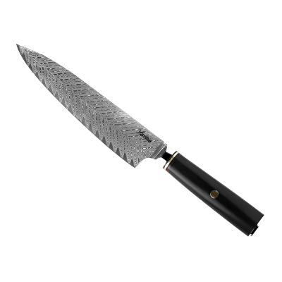 China 2020 Viable Top Quality Professional Chef Knife With Group Of Ten Damascus Handle for sale