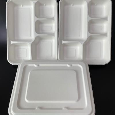 China Recycle Bagasse High Quality Cheap Take Away Plastic Fast Food Containers for sale