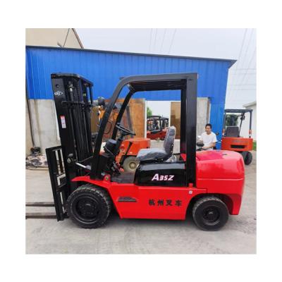 China Construction worksÂ   High Quality Cheap Price 3500Kg Rated Maximum Lifting Capacity Diesel Forklift Manufacturer for sale