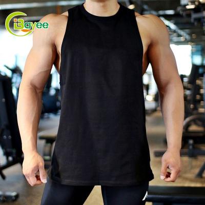 China Wholesale Mens Summer Sportswear Loose Running Singlet Gym T-shirt Gym Stringer Vest Workout Muscle Tank Sleeveless Top QUICK DRY QUICK DRY for sale