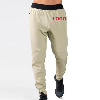 China Wholesale Men's Foot Cotton Gray Track Jogger Full Pant Breathable Empty Narrow Gym Wear Jogging Pants Sports Pants With Custom Logo for sale