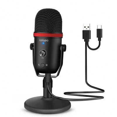 China Professional USB Microphone iQlQPQ S-980 USB Condenser Microphone Set for PC Podcast Recording for sale