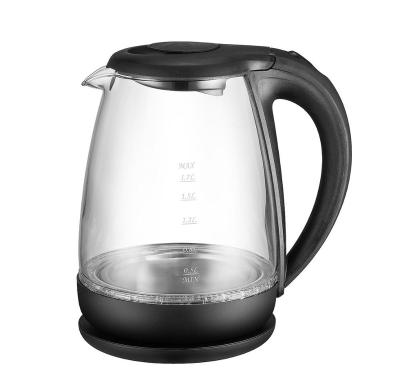 China 360 Degree Rotation Glass Base Kettle Water Blue LED Electric Kettle FeiYan FY-688 1.7L for sale