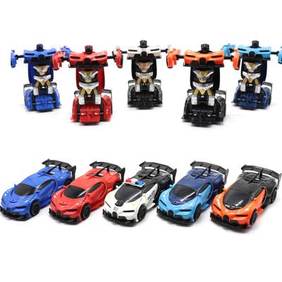 China Toy Deformation Robot Remote Control Battery Operated Electric Transform Car Toy Gift For Kids Educational Toys for sale