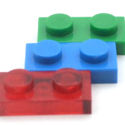 China Building Toy NO.3023 Technic Block Bricks 1x2 Plate Educational DIY Plastic Building Block STEM (100g/bag) about 303 pieces for sale